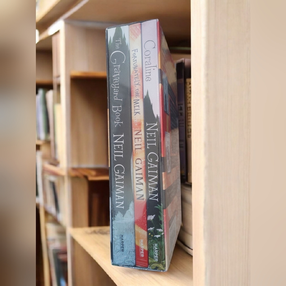 Neil Gaiman Set If 3 New Books Box